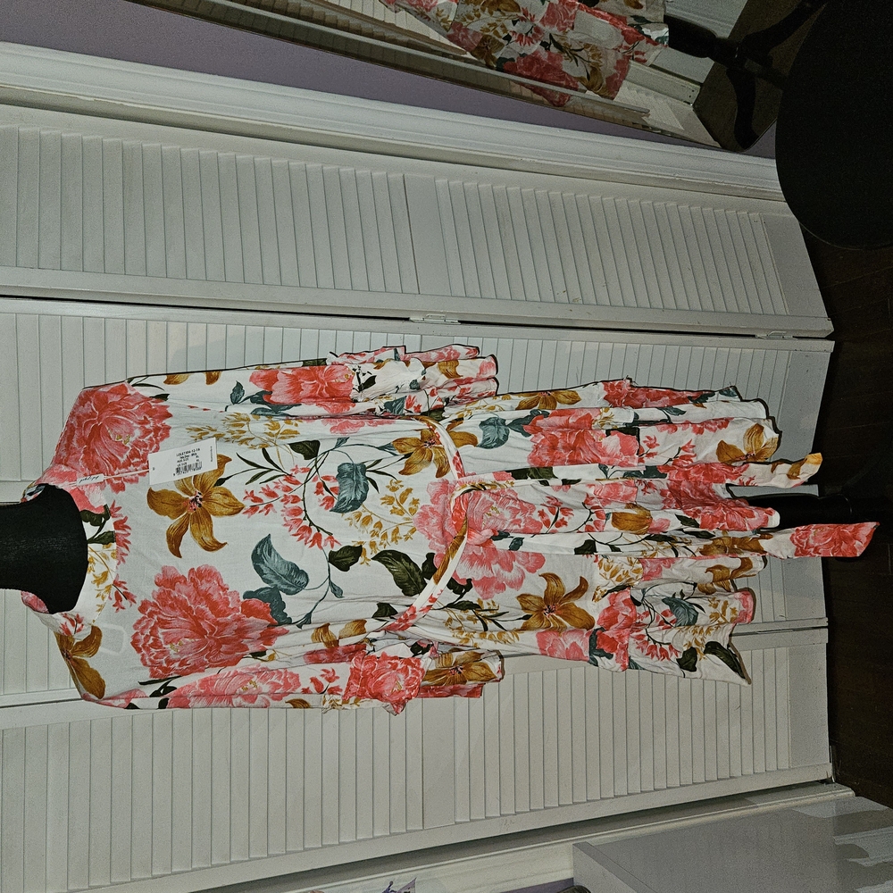 Petal & Pup Floral Long Sleeve Dress